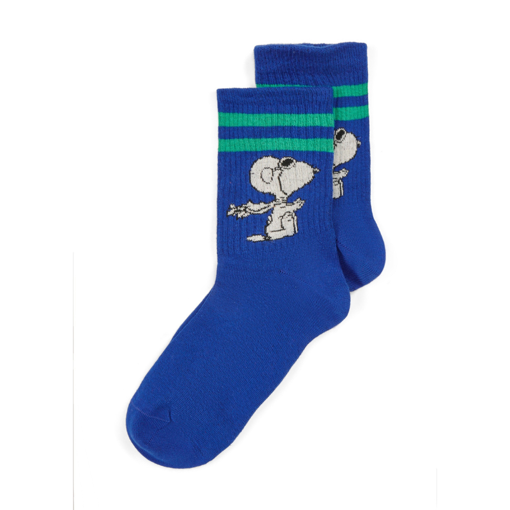 Codello Peanuts 2-Paar Socken mit Snoopy-Motiven Farbe blau-weiß – Bild 6