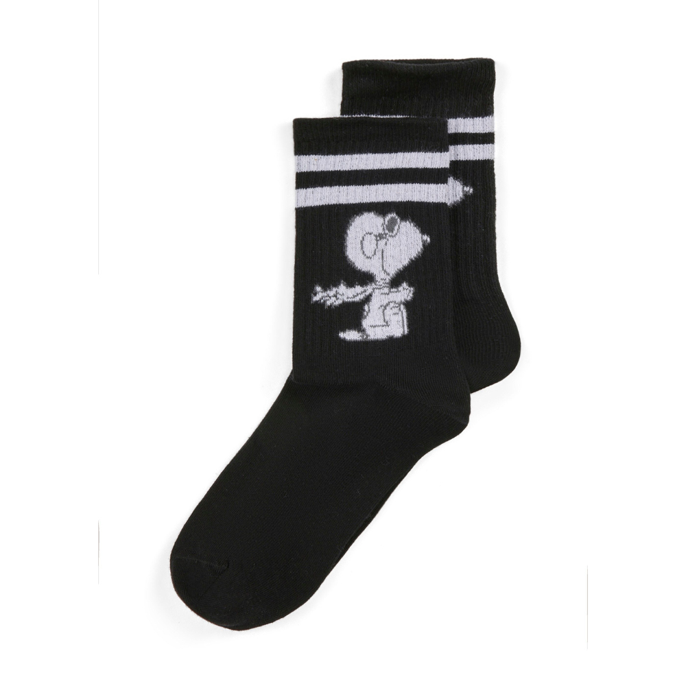 Codello Peanuts 2-Paar Socken mit Snoopy-Motiven Farbe schwarz-weiß – Bild 5