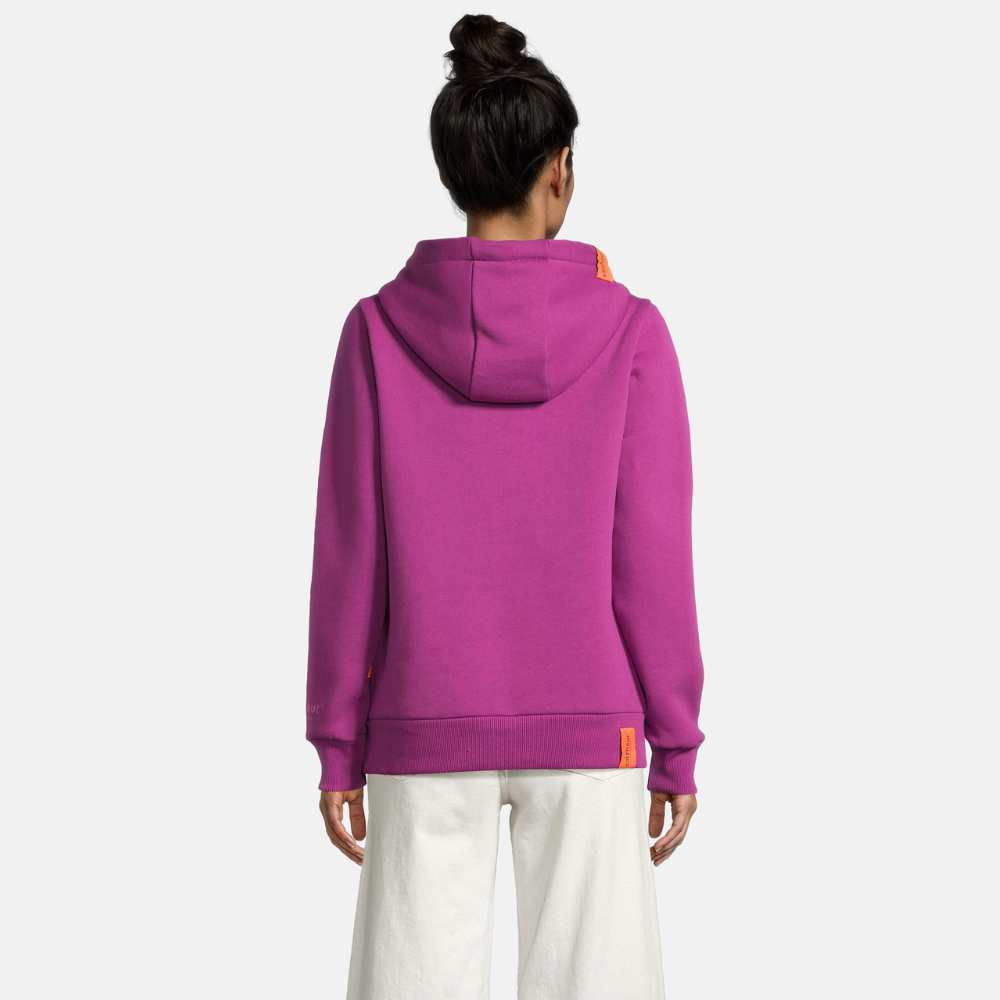 Salzhaut Hoodie Damen MOIN Farbe Plum – Bild 3