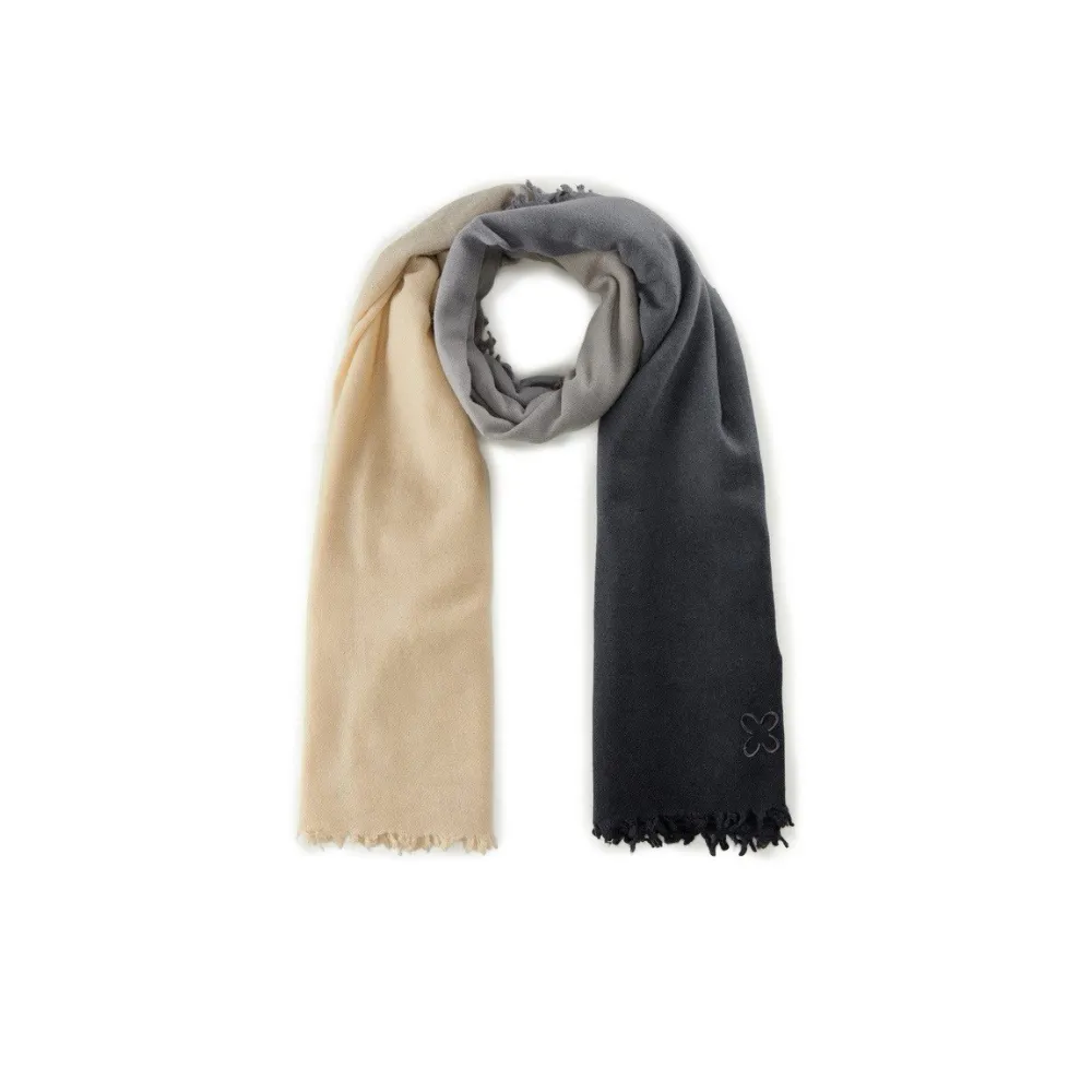 Codello Schal mit Ombre Effekt Farbe Grau