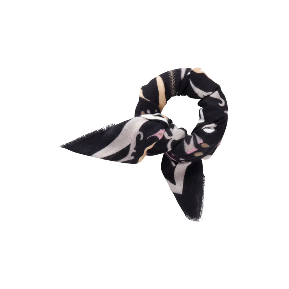 Codello Tuch mit Weihnachtlichen Motiven Farbe Schwarz – Bild 2
