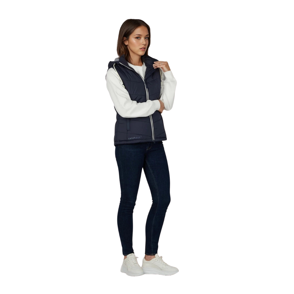 Salzhaut Weste Thein Farbe Navy – Bild 3