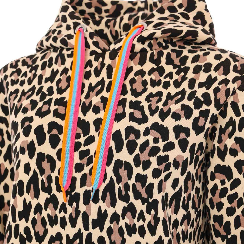 Zwillingsherz Hoodie Leo Allover Neon Kante – Bild 3