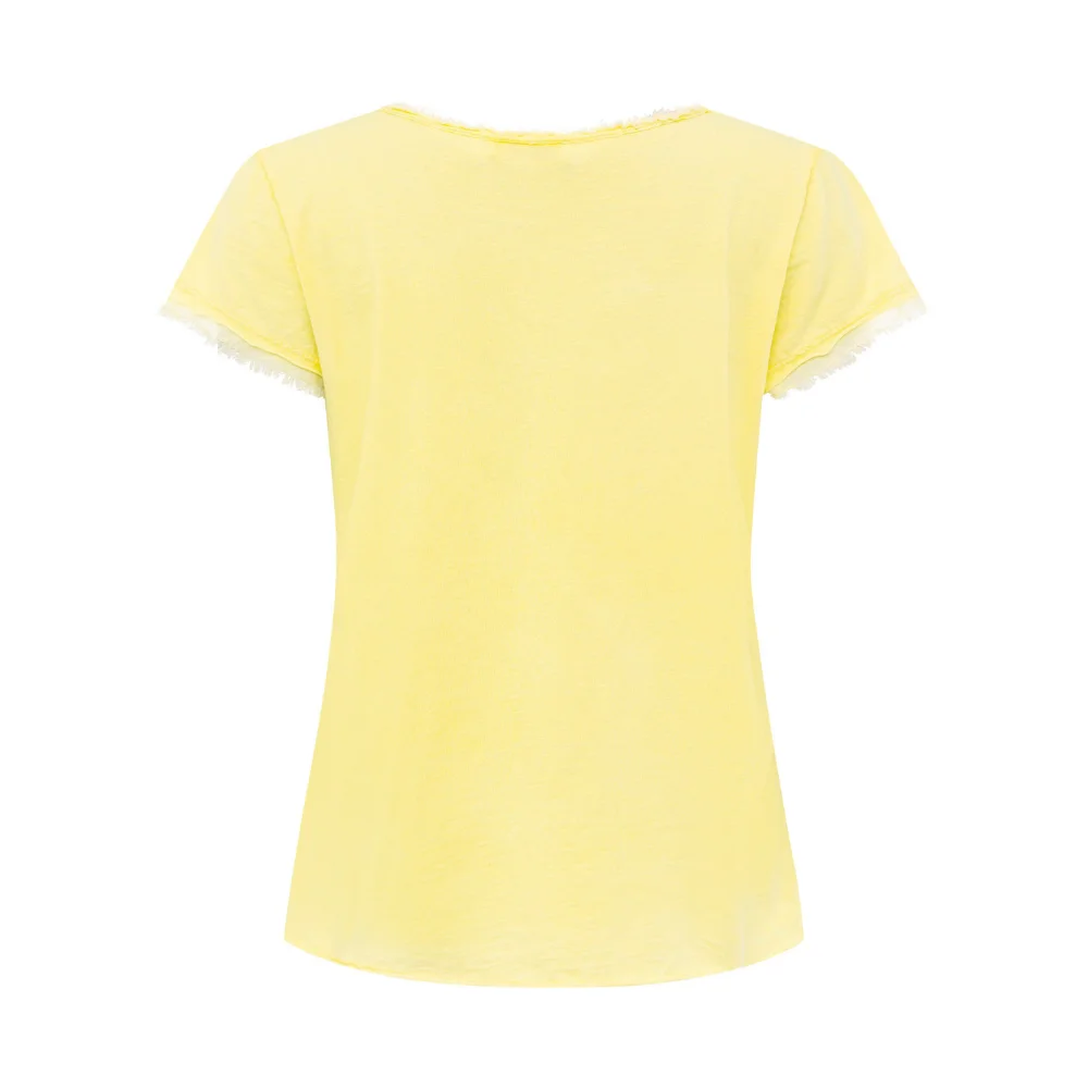 Zwillingsherz T-Shirt Tail Gelb – Bild 5