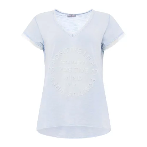 Zwilligsherz T-Shirt Tail Hellblau