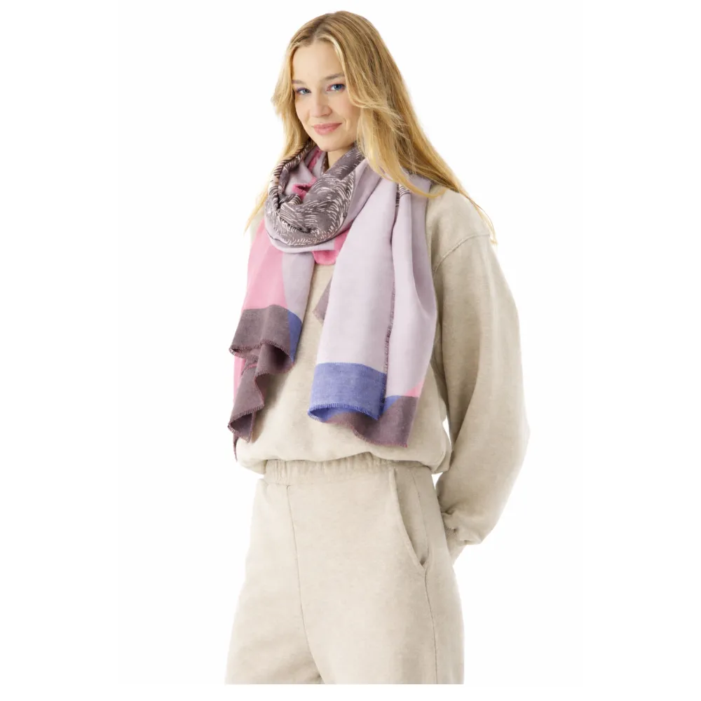 Codello Schal mit Katzenprint