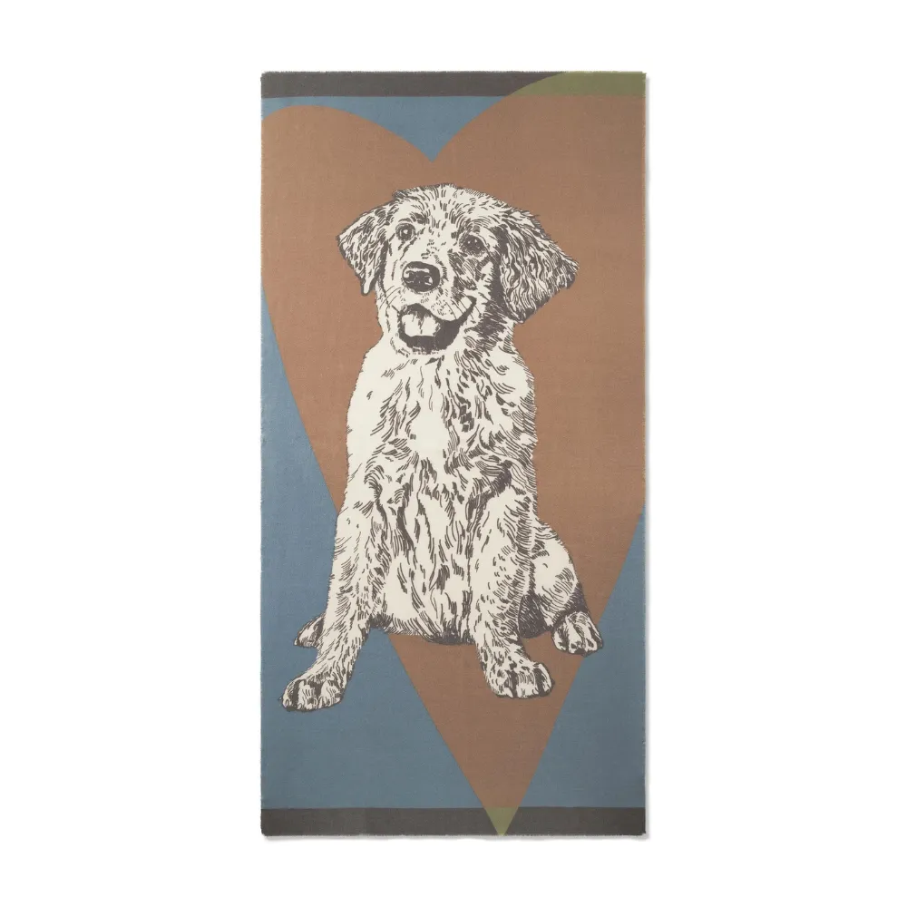Codello Schal mit Hundeprint Farbe Blau – Bild 5