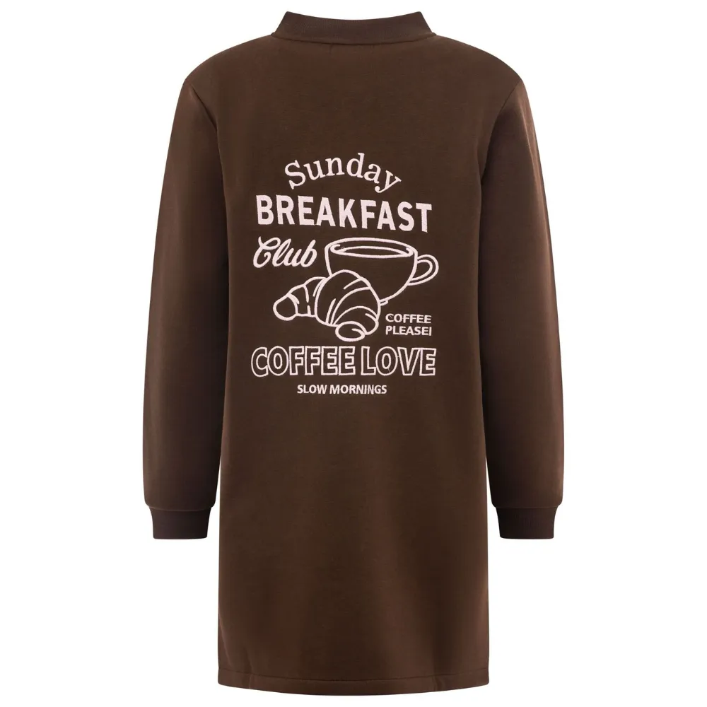Zwillingsherz Bombermantel Sunny Breakfast Farbe Braun – Bild 3