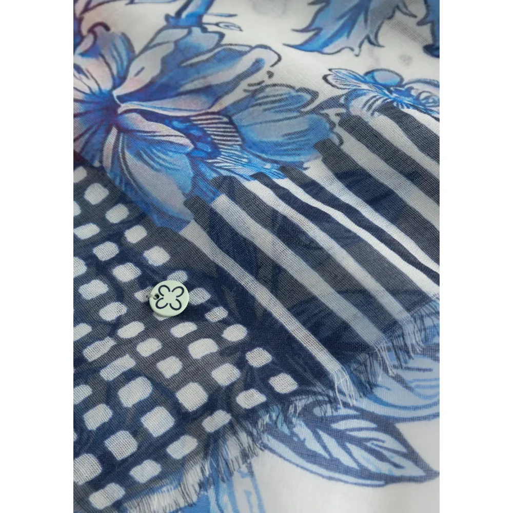 Codello Dreieckstuch mit Paris-Motiven Farbe Blau – Bild 3