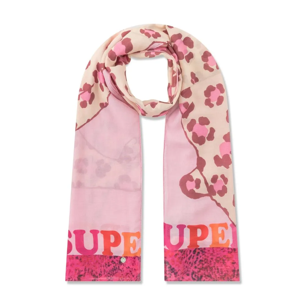 Codello Schal mit Leoparden-Motiv Farbe Pink – Bild 6