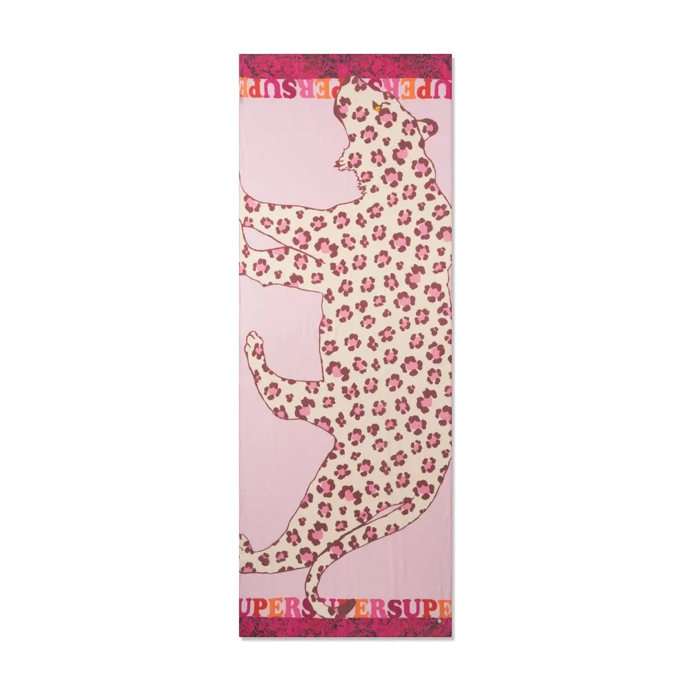 Codello Schal mit Leoparden-Motiv Farbe Pink – Bild 7