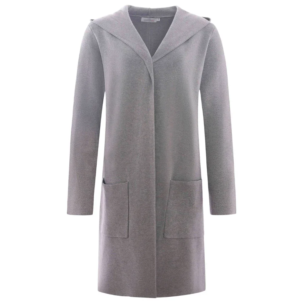 Zwillingsherz Damen Longstrickjacke Janina
