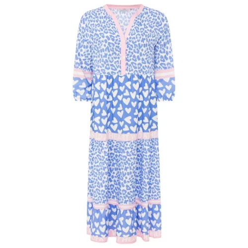 Zwillingsherz Damen Maxikleid Leo Love