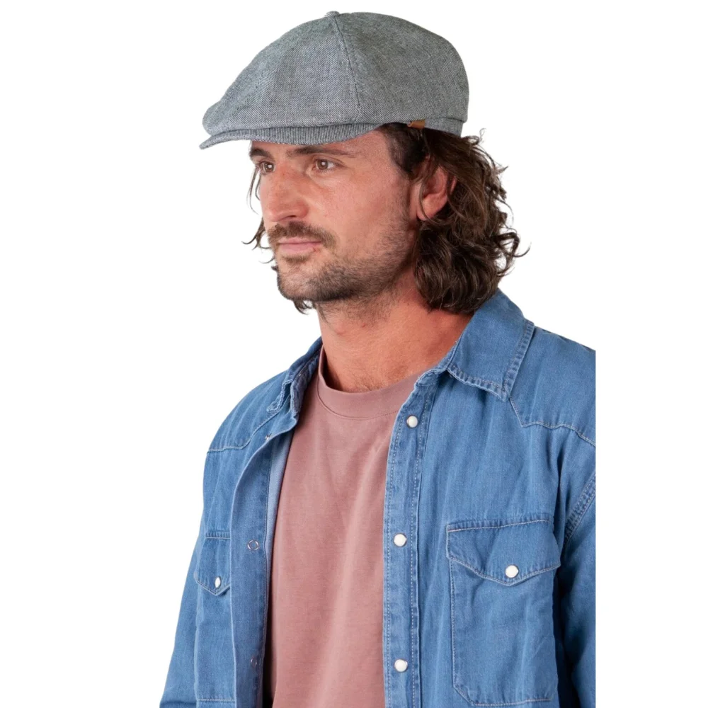 Barts Herren Jamaica Cap Schiebermütze Farbe Grey – Bild 2