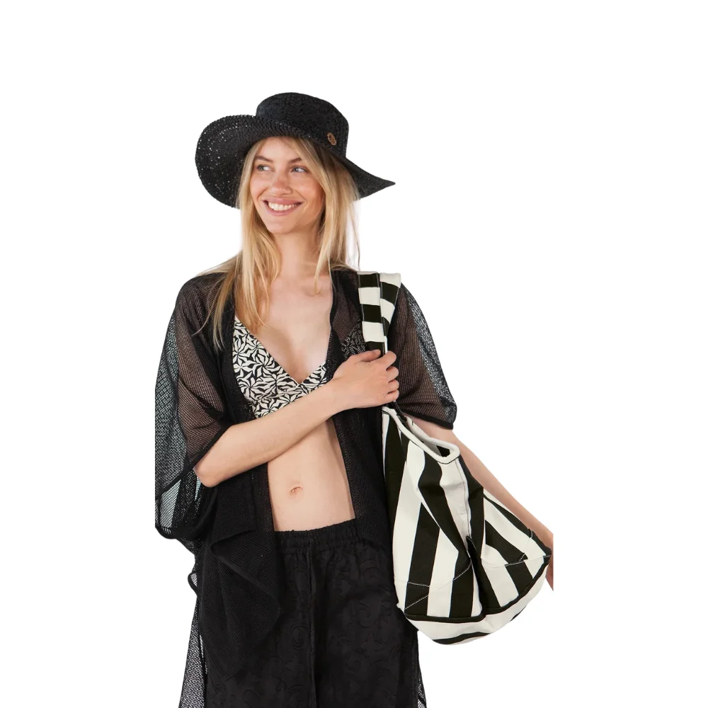 Barts Juno Bag Shopper Farbe Schwarz-weiß – Bild 4