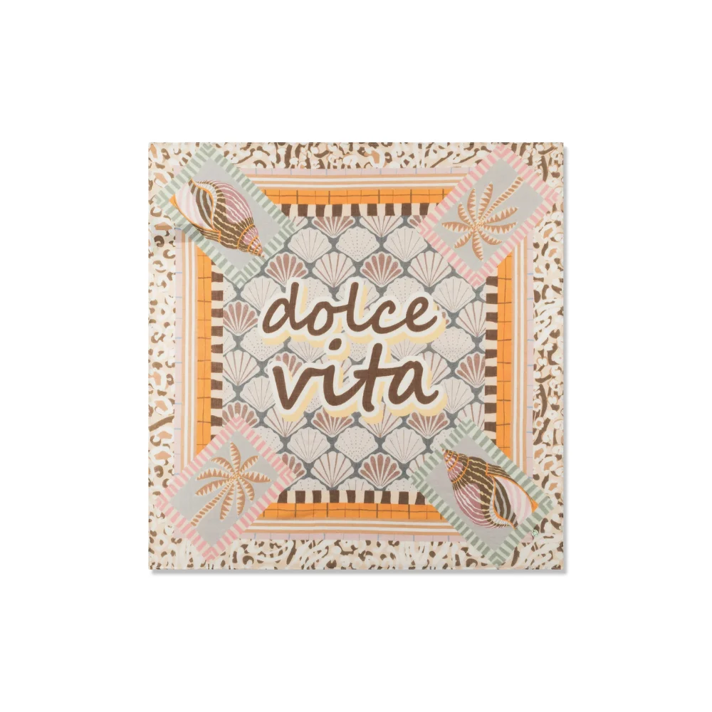Codello Damen Bandana Dolce Vita mit Mustermix – Bild 4