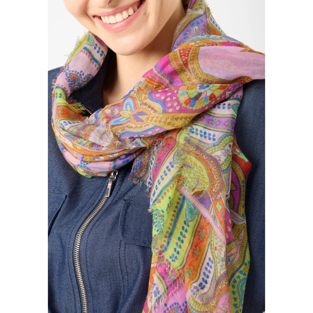Codello Tuch aus Modal-Seidenmix mit Paisley-Muster – Bild 6