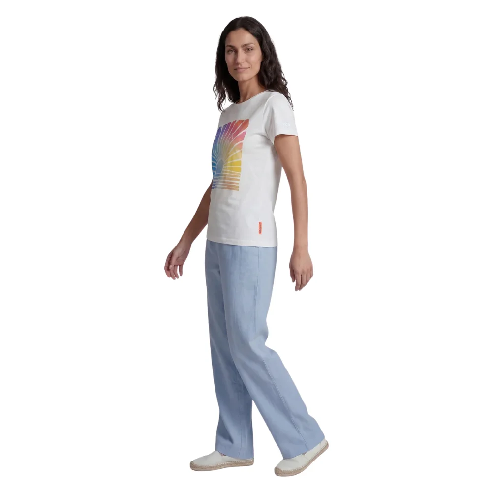 Salzhaut Damen T-Shirt Ankieken Maritimer Print SALE – Bild 2