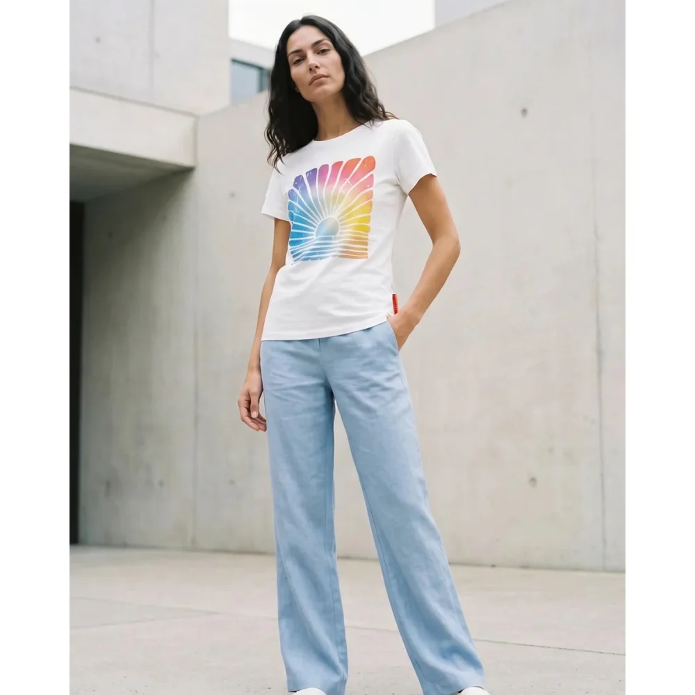 Salzhaut Damen T-Shirt Ankieken Maritimer Print SALE – Bild 6