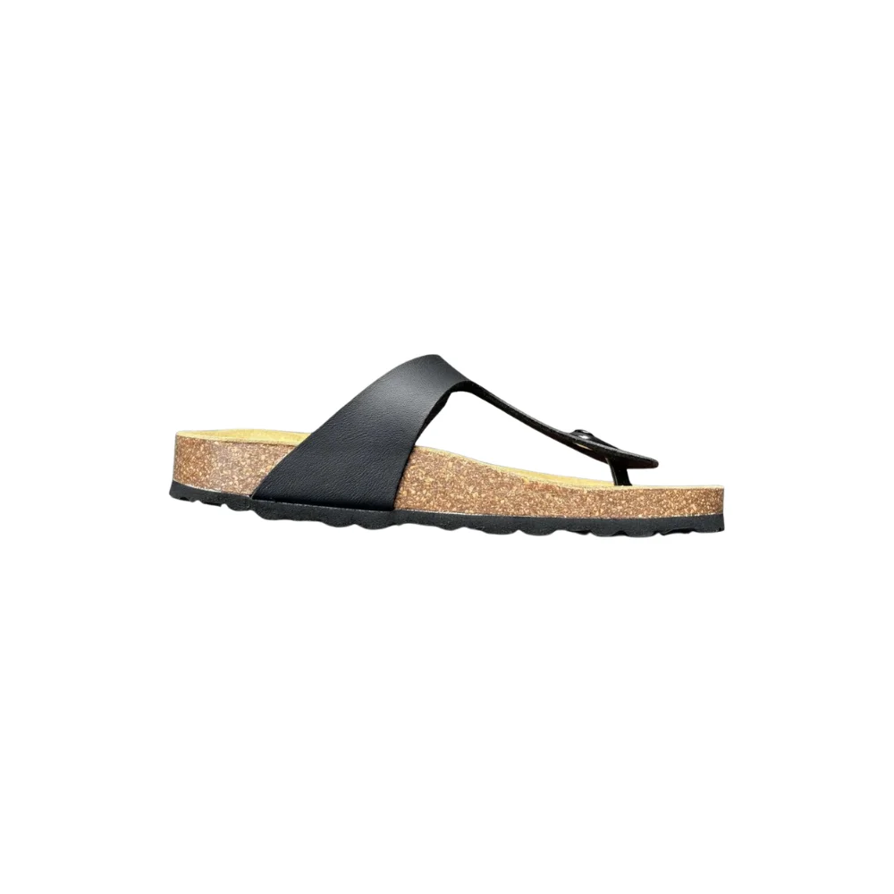 SALZHAUT Damen Zehentrenner Sandalen Schwarz SALE – Bild 6