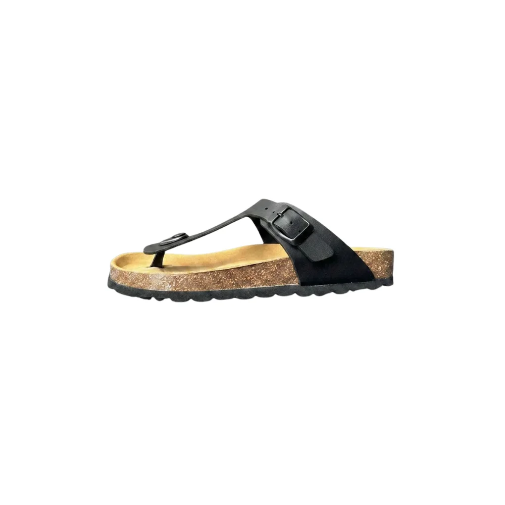 SALZHAUT Damen Zehentrenner Sandalen Schwarz SALE – Bild 2