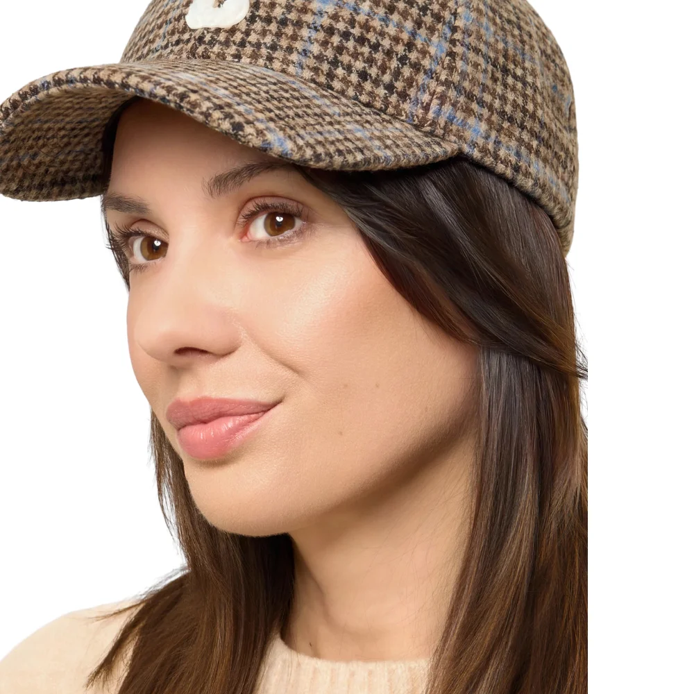 Codello Baseball Cap mit Karo-Muster und C-Patch – Bild 2
