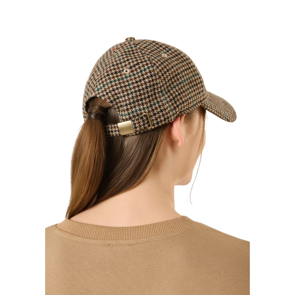 Codello Peanuts™ Cap mit Karo-Muster und Snoopy-Patch – Beige – Bild 4