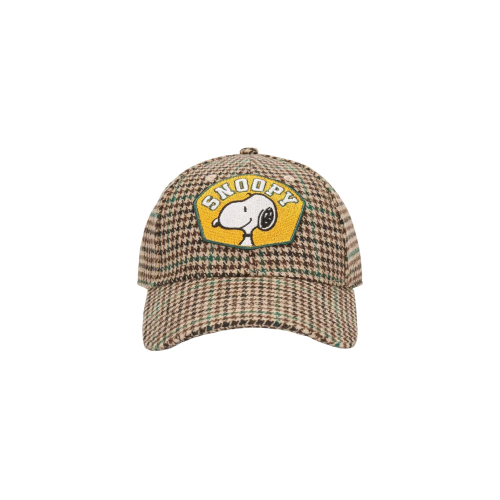 Codello Peanuts™ Cap mit Karo-Muster und Snoopy-Patch – Beige – Bild 6