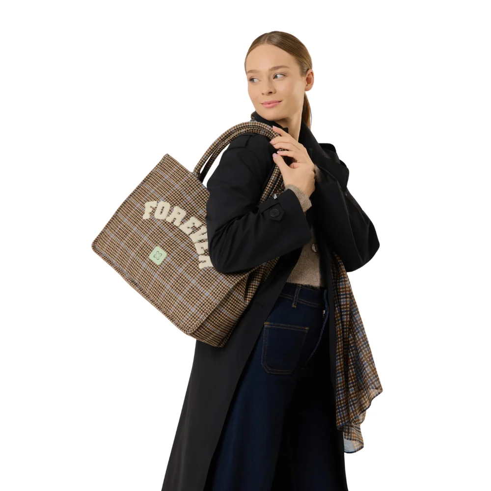 Codello Shoppper mit Karomuster
