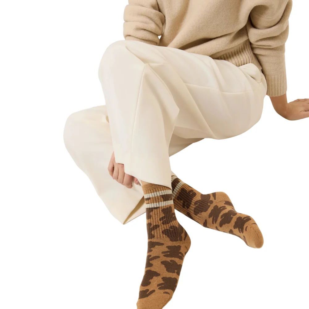 Codello 2 Paar Jaquard Socken aus Baumwollmix mit Teddymotiv – Bild 3